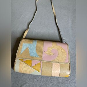 Vintage Mille Fiori ColorBlock Leather Purse